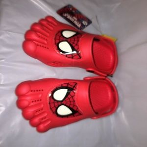 Spiderman kids activity clogs